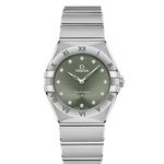 Omega Constellation Quartz 131.10.28.60.60.001 (2024) - Groen wijzerplaat 28mm Staal (1/1)