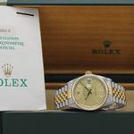 Rolex Datejust 36 16013 (1987) - Champagne dial 36 mm Gold/Steel case (3/8)