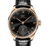 IWC Portuguese Automatic IW358401 (2024) - Zwart wijzerplaat 40mm Roségoud (1/1)