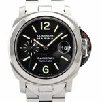 Panerai Luminor Marina Automatic PAM00220 (2005) - Zwart wijzerplaat 44mm Staal (1/8)