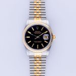 Rolex Datejust 36 16233 (1994) - Black dial 36 mm Gold/Steel case (3/8)