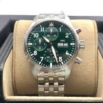 IWC Pilot Chronograph IW388104 (2022) - Groen wijzerplaat 41mm Staal (2/8)