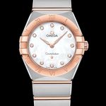 Omega Constellation 131.20.28.60.55.001 (2022) - Pearl dial 28 mm Gold/Steel case (1/2)