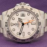 Rolex Explorer II 216570 (2021) - White dial 42 mm Steel case (3/5)