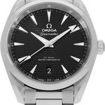 Omega Seamaster Aqua Terra 220.10.38.20.01.001 (2022) - Black dial 38 mm Steel case (2/3)