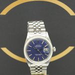 Rolex Datejust 1601 (1971) - Blue dial 36 mm Steel case (1/6)