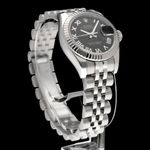 Rolex Lady-Datejust 179174 (2011) - Zwart wijzerplaat 26mm Staal (6/8)