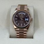 Rolex Day-Date 40 228235 (2024) - Bruin wijzerplaat 40mm Roségoud (4/8)