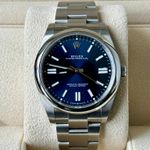 Rolex Oyster Perpetual 41 124300 (2023) - Blue dial 41 mm Steel case (2/7)