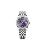 Rolex Datejust 36 126284RBR (2025) - Purple dial 36 mm Steel case (1/1)