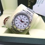 Rolex Datejust Turn-O-Graph 116264 (2008) - Wit wijzerplaat 36mm Staal (8/8)