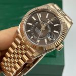 Rolex Sky-Dweller 336935 (2026) - Brown dial 42 mm Rose Gold case (2/10)