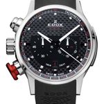 Edox Chronorally 10302 3 NIN2 (2024) - Black dial 45 mm Steel case (1/2)