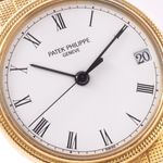 Patek Philippe Calatrava 3802J (Unknown (random serial)) - White dial 34 mm Yellow Gold case (4/8)