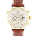Chronoswiss Chronograph Rattrapante CH-7322 (1997) - Champagne dial 39 mm Gold/Steel case (1/6)