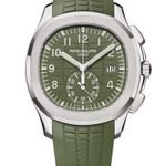 Patek Philippe Aquanaut 5968G-010 (2024) - Green dial 42 mm White Gold case (1/1)