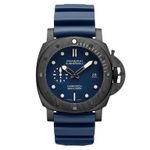 Panerai Luminor Submersible PAM01232 (2025) - Blue dial 44 mm Carbon case (1/1)