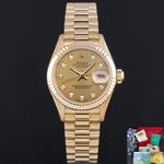 Rolex Lady-Datejust 69178 (1988) - 26 mm Yellow Gold case (1/8)