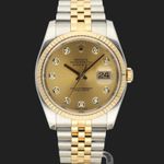 Rolex Datejust 36 116233 (2013) - 36 mm Gold/Steel case (3/8)