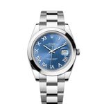 Rolex Datejust 41 126300 (2024) - Blauw wijzerplaat 41mm Staal (1/1)