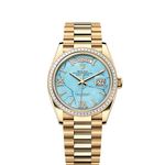 Rolex Day-Date 36 128398TBR (2025) - Blauw wijzerplaat 36mm Platina (1/1)