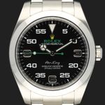 Rolex Air-King 116900 (2017) - Zwart wijzerplaat 40mm Staal (2/8)