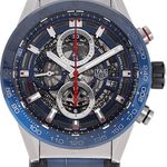 TAG Heuer Carrera Calibre HEUER 01 CAR201T.FC6406 (2021) - Transparent dial 43 mm Steel case (2/5)