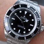 Rolex Submariner No Date 14060M (2007) - Zwart wijzerplaat 40mm Staal (1/8)