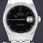 Rolex Datejust 36 16234 (2002) - Black dial 36 mm Steel case (1/7)