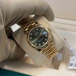 Rolex Datejust 31 278278 (2024) - Green dial 31 mm Yellow Gold case (1/3)