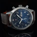 IWC Pilot Spitfire Chronograph IW371712 (2008) - Blue dial 42 mm Steel case (8/8)