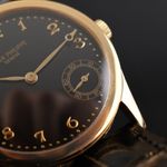 Patek Philippe Calatrava 5026J (Unknown (random serial)) - Black dial 34 mm Yellow Gold case (4/8)