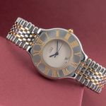 Cartier 21 Must de Cartier W10052F4 (1990) - Silver dial 35 mm Gold/Steel case (2/8)