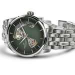 Hamilton Jazzmaster Open Heart H32675160 (2024) - Green dial 40 mm Steel case (2/5)