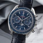 Omega Speedmaster Moonphase 304.33.44.52.03.001 (Unknown (random serial)) - Blue dial 44 mm Steel case (3/8)