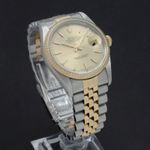 Rolex Datejust 36 16233 (1989) - Gold dial 36 mm Gold/Steel case (4/7)