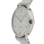 NOMOS Tangomat Datum 602 (Onbekend (willekeurig serienummer)) - Wit wijzerplaat 38mm Staal (6/8)