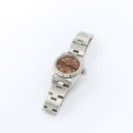 Rolex Oyster Perpetual 26 67230 (1995) - Pink dial 26 mm Steel case (3/7)