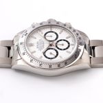 Rolex Daytona 16520 (1996) - Wit wijzerplaat 40mm Staal (7/8)