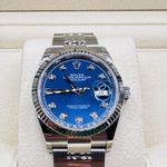 Rolex Datejust 36 126234 (2024) - Blauw wijzerplaat 36mm Staal (3/6)