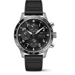 IWC Pilot Chronograph IW388305 (2025) - Zwart wijzerplaat 43mm Titanium (1/1)