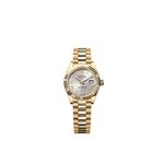 Rolex Lady-Datejust 279178 (2026) - Silver dial 28 mm Yellow Gold case (1/1)