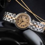 Cartier Cougar 183964 (1990) - Champagne wijzerplaat 30mm Goud/Staal (2/8)