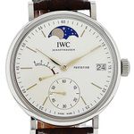 IWC Portofino Hand-Wound IW516401 (2024) - Zilver wijzerplaat 45mm Staal (1/5)