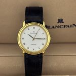 Blancpain Villeret 1151-1418-55 (1991) - Wit wijzerplaat 35mm Geelgoud (1/8)