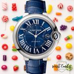 Cartier Ballon Bleu 42mm WSBB0025 (2020) - Blue dial 42 mm Steel case (1/8)
