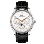 IWC Portuguese Perpetual Calendar IW344203 (2026) - Silver dial 42 mm Steel case (1/1)