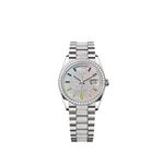 Rolex Day-Date 36 128349RBR (2025) - Diamant wijzerplaat 36mm Witgoud (1/1)