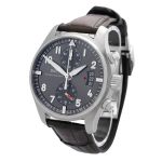 IWC Pilot Spitfire Chronograph IW387802 (2014) - Grey dial 43 mm Steel case (4/8)