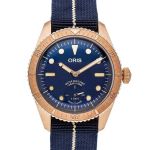 Oris Divers 01 401 7764 3185-Set (2023) - Blue dial 40 mm Bronze case (2/3)